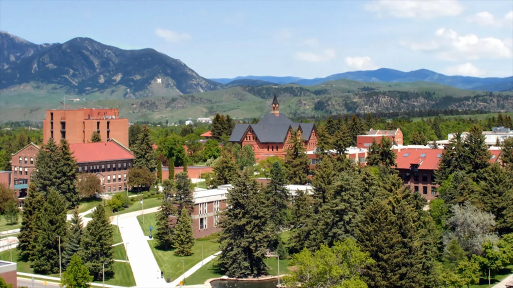 Bozeman Montana State University Campus fall